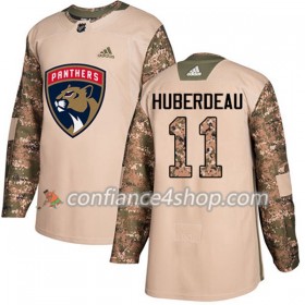 Adidas Maillot de Hockey Florida Panthers Jonathan Huberdeau 11 2017-2018 Camo Veterans Day Practice Authentic - Homme
